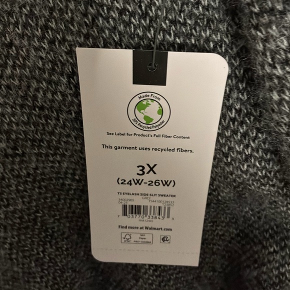 Terra & Sky Heathered Gray Women's Sweater - Picture 4 of 4